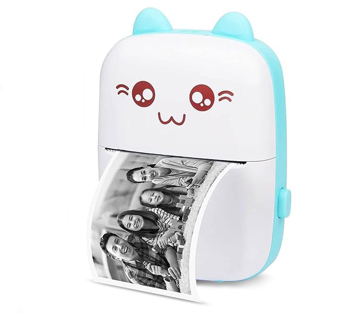 Mini Pocket Printer with Bluetooth Connectivity